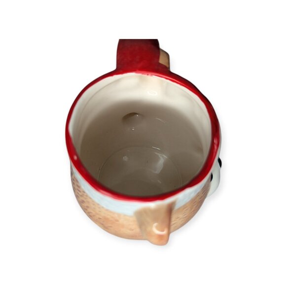 Vintage 1989 Mount Clemens Pottery Ceramic Christmas Teddy Bear Mug NIB - Picture 8 of 13